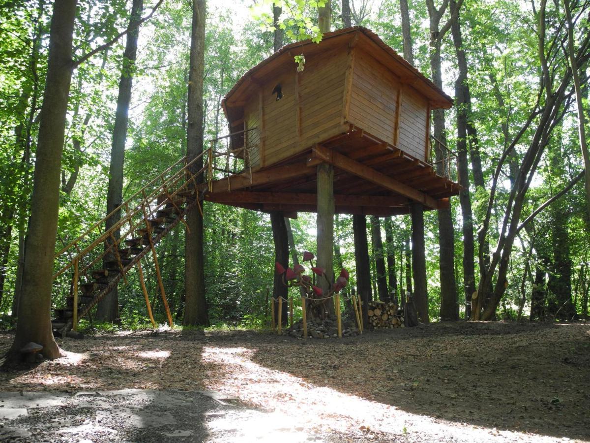 הוילה Bohutín Treehouse V Brdech מראה חיצוני תמונה